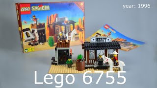 Lego 6755 Sheriffs LockUp Lego wester year 1996 lego [upl. by Nuhsal]