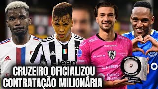 🚨 CRUZEIRO OFICIALIZOU CONTRATAÇÃO MILIONÁRIA THIAGO MENDES MANDA RECADO LAUTARO DÍAZ MINA E MAIS [upl. by Emelina]