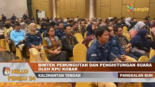 BIMTEK PEMUNGUTAN DAN PENGHITUNGAN SUARA OLEH KPU KOBAR [upl. by Herbie]