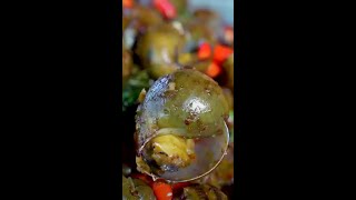 Special spicy Snail recipe so delicious cooking eating yummy food foodie delicious shorts [upl. by Penni]