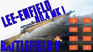 LeeEnfield No4 MK I Specialization Breakdown  Battlefield V [upl. by Aipmylo]