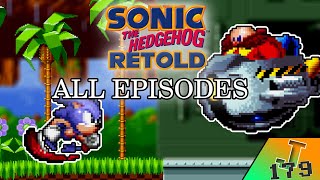 Sonic 1 Retold All Episodes Sprite Animation Compilation [upl. by Idzik]