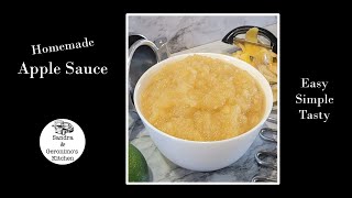 How to make Homemade Apple Sauce [upl. by Inaflahk950]