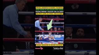 PINAKA SEKRETO NI MANNY PACQUIAO NABUNYAG PEKENG SUNTOK GINAMIT DUROG ANG KALABAN [upl. by Terrilyn]