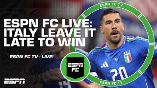 🇮🇹 ESPN FC TV LIVE Italy THROUGH with late heroics Euro 2024 reaction  ESPN FC [upl. by Ramsa]