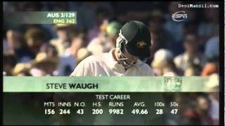 Steve Waughs Perfect Day Century vs England Sydney 2003 [upl. by Baylor825]