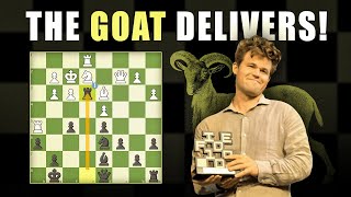 Magnus Carlsen Receives GOAT Award – Then Proves Why He’s the Greatest [upl. by Elodia]