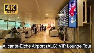 Alicante Elche Airport ALC VIP Lounge Tour in 4K [upl. by Keily]