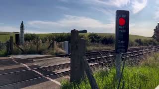 Eton College User Worked Level Crossing Wiltshire 16082024 [upl. by Bonina202]