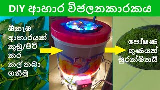 ආහාර විජලනකාරකයක් හදා ගනිමු  DIY Food Dehydrator [upl. by Norabel]