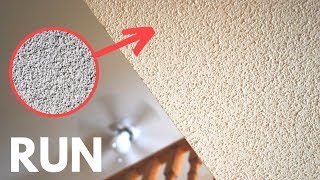 Popcorn Ceiling Asbestos  The Truth About Popcorn Ceilings and Health [upl. by Isola]