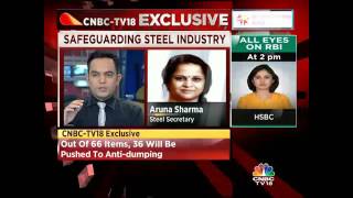 AntiDumping Duty Will Be Imposed On 36 Out Of The 66 Products Steel Secy [upl. by Nerin]