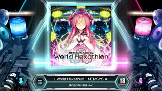 SDVX NEMSYS ARENA World Hexathlon EXH 18 譜面確認 [upl. by Alida]