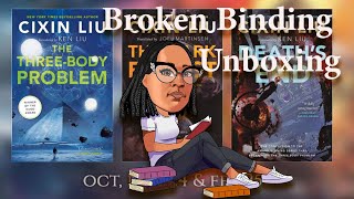 The Three Body Problem by Cixin Liu Broken Binding SciFi October 2024 Unboxing [upl. by Nisa]