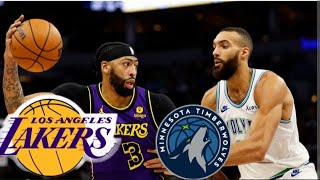 LAKERS VS MINNESOTA TIMBERWOLVES LIVE SCORE  NBA SEASON 2024 25 [upl. by Walworth522]