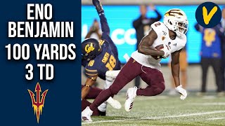 Eno Benjamin Rushes For 3 TD To Lead The Sun Devils To The Upset [upl. by Leamse]