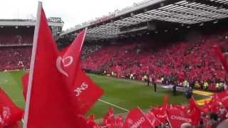 Man United v Swansea 12052013 pre amp post match from Stretford End Fergies last match at OT [upl. by Eggleston831]