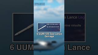 6x UUM125 Sea Lance Anti Submarine Missile shorts modernwarship [upl. by Oskar443]