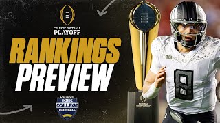 College Football Playoff Rankings Preview Saturday recap and LOOKAHEAD  Inside College Football [upl. by Okime]