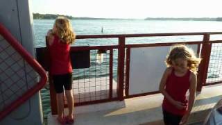 Car ferry on the Wisconsin River Merrimac WI [upl. by September437]