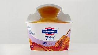 FAGE Total 0 Yoghurt Split Pot with Honey Plain Extraordinary [upl. by Lorinda905]