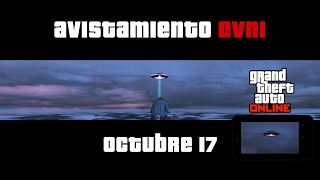 Octubre 17 UBICACIÓN del nuevo Avistamiento OVNI Halloween GTAOnline [upl. by Damle]