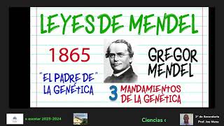 Clase No12 Leyes de mendel [upl. by Alphonso836]