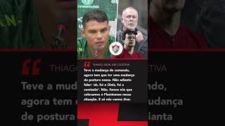 THIAGO SILVA Fomos nós que colocamos o Fluminense nessa situação e só nós vamos tirar shorts [upl. by Eniladam]