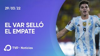 Por el VAR Ecuador y Argentina empataron 11 [upl. by Onaicul]