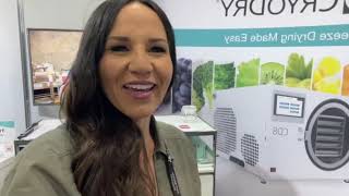 Got Questions about the CD8 Freeze Dryer FineFoodAustralia CryoDry at Fine Food show Melbourne [upl. by Darell]