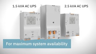 The energyefficient QUINT highpower AC UPS [upl. by Gardia]