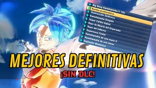 ¡Las MEJORES HABILIDADES DEFINITIVAS de Dragon Ball Xenoverse 2 SIN DLCS [upl. by Valentijn]