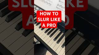 Master the perfect PIANO SLUR in 1 minute [upl. by Ennoira]