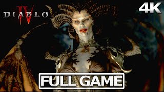 DIABLO 4 Full Gameplay Walkthrough  No Commentary 【FULL GAME】4K 60FPS Ultra HD [upl. by Reger]