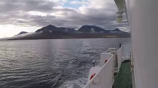 Eyjafjörður Aboard Sæfari Grímsey  Dalvík Ferry 3 [upl. by Ellynn]