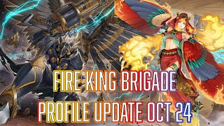 YUGIOH Fire King TriBrigade Deck Profile UPDATE OCT 2024 [upl. by Jo Ann77]