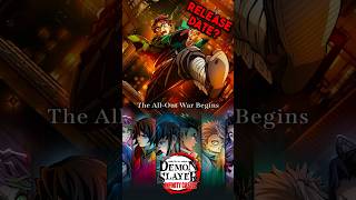 Demon Slayer Season 5 Release Date [upl. by Nohsauq]