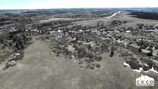 Castle Rock CO Canyons South  Proposed Annexation Aerial Site View [upl. by Nwahsyar280]