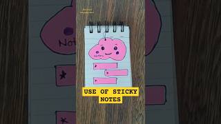 How To Use Sticky Notes In Creative Way shorts ytshorts [upl. by Budd]