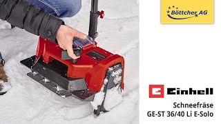 Schneefräse Einhell GE ST 3640 Li ESolo Akku [upl. by Delsman]