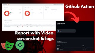 GitHub Actions amp downloadable report with videos  Playwright amp Cucumber  Typescript  Part 9 [upl. by Christmann]