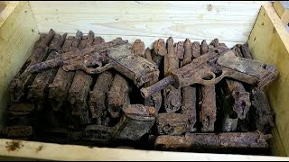 EXCAVATION OF UNTOUCHED GERMAN DUGOUTS  WW2 METAL DETECTING [upl. by Eastlake]