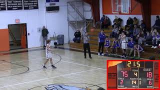 MMHS Boys Varsity Basketball vs Deer Isle Stonington 1824 [upl. by Scottie]