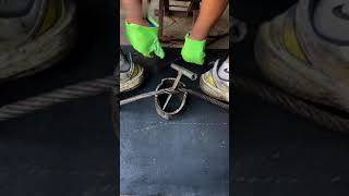 how to splice wire rope [upl. by Akehsat]