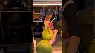 Amazing Taiwans Giant Watermelon Juice  Fruit Cutting Skills [upl. by Namqul128]