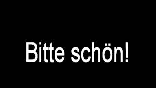 How to say quotBitte schönquot german [upl. by Mathia708]