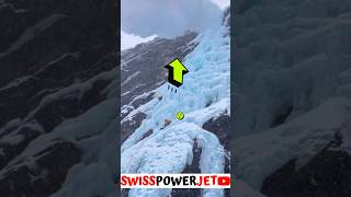 Lawine Avalanche Spindrift during Iceclimbing [upl. by Amol]