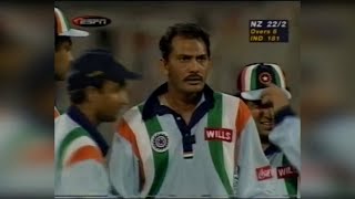 Mohammad Azharuddin Takes a Sensational Catch vs New Zealand 1998  GOLD Commentary from Tony Grieg [upl. by Rilda296]