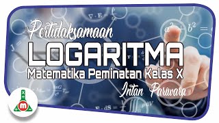 Pertidaksamaan Logaritma  Bahas PR Intan Pariwara Matematika Peminatan Kelas X [upl. by Jeffie]