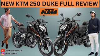 New Ktm Duke 250 Full Review  Duke 250 2024  Duke 250  New Duke 250  Motogpwithks duke250 vlog [upl. by Nauqan]